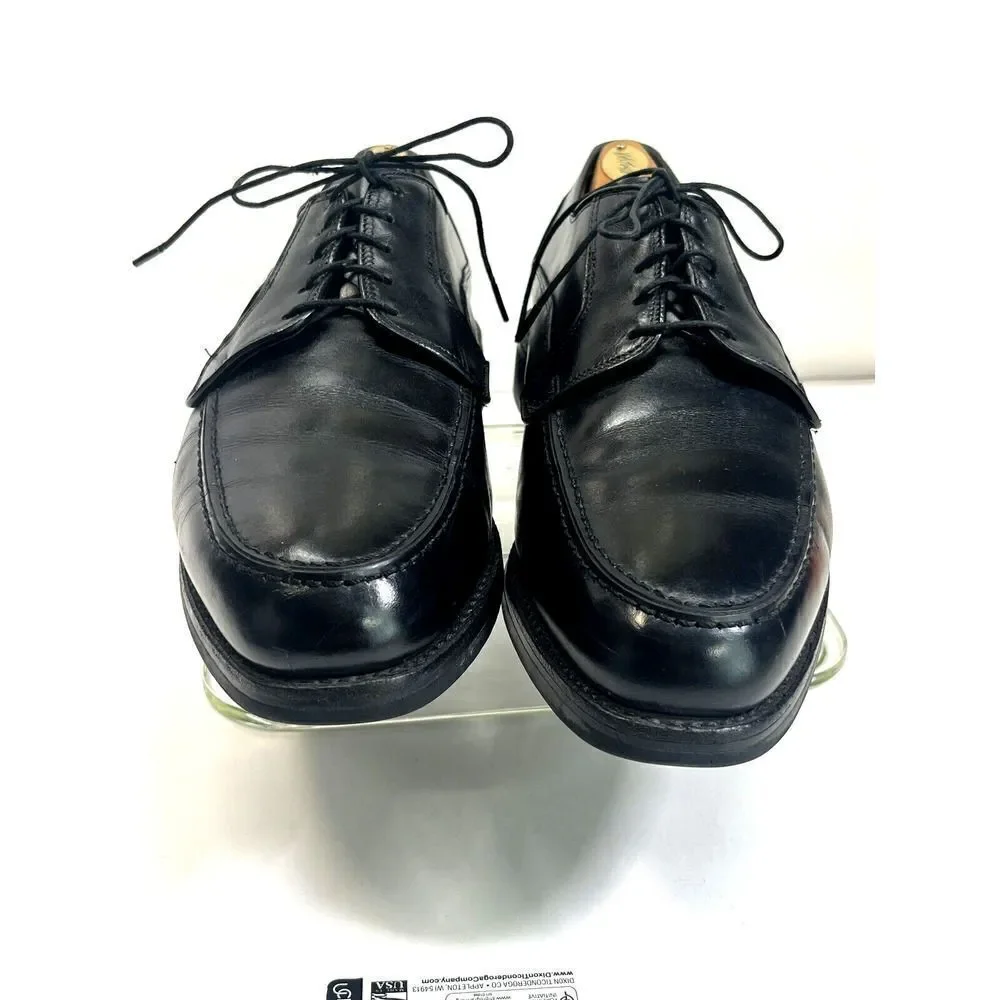 Allen‎ Edmonds Mens Black Leather Oxford Dress Shoes Ellis size 10 D